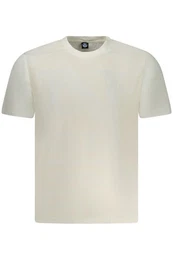 T-Shirt Weies Herren Kurzarm-T-Shirt mit Rundhals und