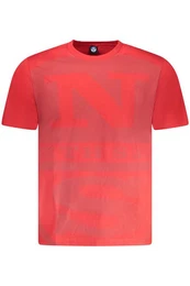 T-Shirt Herren Kurzarm T-Shirt Rot mit Rundhals und