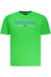 T-Shirt Herren T-Shirt Grn mit Rundhals und Print