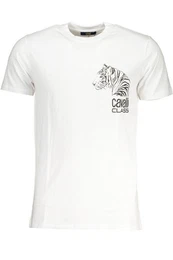 T-Shirt Elegantes Herren Kurzarm-T-Shirt in Wei mit