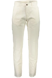5-Pocket-Hose Herrenhose Wei Slim Fit mit 4 Taschen und Logo-Detail