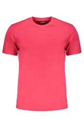 T-Shirt Herren Kurzarm T-Shirt in Rosa aus Bio-Baumwolle