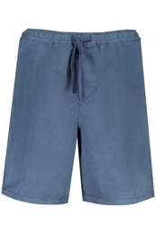 5-Pocket-Hose Herren Bermuda-Shorts Blau: Regular Fit mit Kordelzug & Taschen