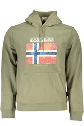 Sweatshirt Herren-Sweatshirt Grn: Langarm-Hoodie mit