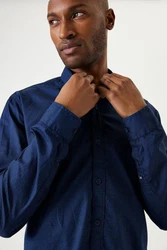 Garcia Hemd Dunkelblau/Blau/Hellblau