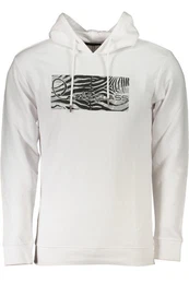 Sweatshirt Weies Herren-Sweatshirt ohne Reiverschluss