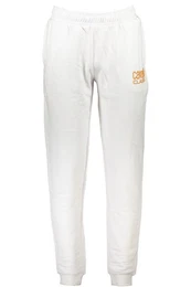 5-Pocket-Hose Weie Herren-Sporthose mit Kordelzug und Print Bequeme Passform