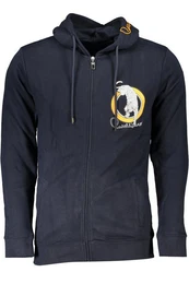 Sweatshirt Blauer Herren-Blouson mit Reiverschluss
