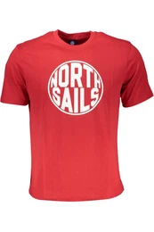 T-Shirt Herren Kurzarm T-Shirt Rot mit Rundhals und