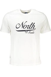 T-Shirt Weies Herren Kurzarm-T-Shirt mit Rundhals und