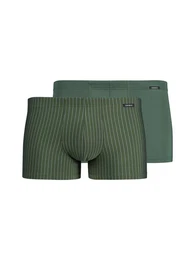 Retro Pants Herren Pant 2er Pack Micro Multipack (Packung, 2-St) gerader Beinausschnitt