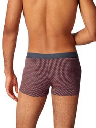 Skiny Retro Pants Herren 3er Pack Cotton Multipack Bordeaux/Lila/Rot/Dunkelrot/Braun