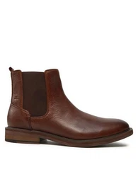 Klassische Stiefeletten Bradley 03 31603 370 Braun Keilstiefel