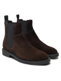 Klassische Stiefeletten Alex M 5266-040-31 Braun Keilstiefel