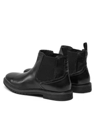 Klassische Stiefeletten 335837 Schwarz Keilstiefel
