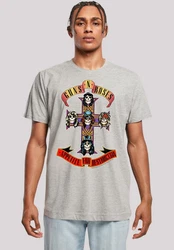 F4NT4STIC T-Shirt Guns 'n' Roses Appetite For Destruction Grau/Dunkelgrau/Silber/Hellgrau/Lila