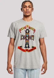 F4NT4STIC T-Shirt Guns 'n' Roses Appetite For Destruction Grau/Dunkelgrau/Silber/Hellgrau/Lila
