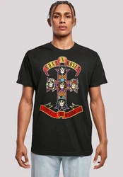 F4NT4STIC T-Shirt Guns 'n' Roses Appetite For Destruction Schwarz/Gold/Creme/Rot