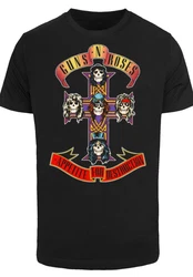 F4NT4STIC T-Shirt Guns 'n' Roses Appetite For Destruction Schwarz/Gold/Creme/Rot