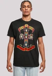 F4NT4STIC T-Shirt Guns 'n' Roses Appetite For Destruction Schwarz/Gold/Creme/Rot