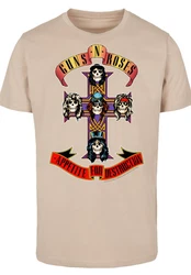 F4NT4STIC T-Shirt Guns 'n' Roses Appetite For Destruction Beige/Creme/Khaki