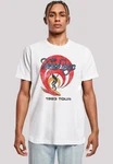 F4NT4STIC T-Shirt The Beach Boys Surfer '83 Vintage Print Rot/Weiß
