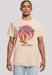 F4NT4STIC T-Shirt The Beach Boys Surfer '83 Vintage Print Gelb/Beige/Khaki
