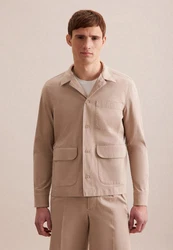 Seidensticker Hemdjacke Beige/Khaki/Braun
