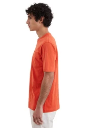 Marc O'Polo T-Shirt aus Slub-Jersey Orange/Rot