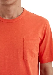 Marc O'Polo T-Shirt aus Slub-Jersey Orange/Rot