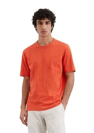 T-Shirt aus softem Slub-Jersey
