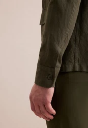 Seidensticker Hemdjacke Dunkelgrün/Khaki/Grün