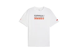 PUMA F1 Drive to Survive Graphic T-Shirt Herren Weiß/Orange/Lila/Rot