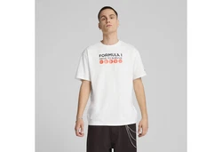PUMA F1 Drive to Survive Graphic T-Shirt Herren Weiß/Orange/Lila/Rot