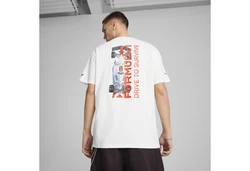 PUMA F1 Drive to Survive Graphic T-Shirt Herren Weiß/Orange/Lila/Rot