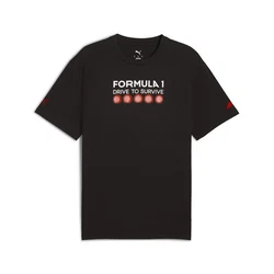 PUMA F1 Drive to Survive Graphic T-Shirt Herren Lila/Rot/Schwarz/Dunkelrot