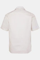 JP1880 Kurzarmhemd Leinenmix Cuba-Kragen Beige/Khaki/Creme/Weiß/Grau