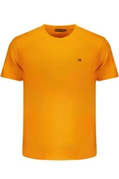 T-Shirt Herren Kurzarm T-Shirt Orange aus Bio-Baumwolle mit