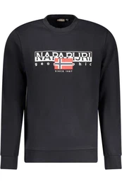 Sweatshirt Schwarzes Herren-Sweatshirt: Angeraut & Rundhals