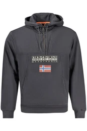 Sweatshirt Herren-Kapuzenpullover in Schwarz - Bio-Baumwolle