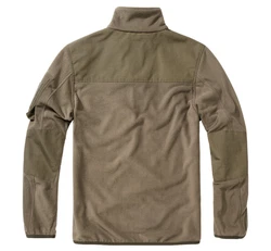 Brandit Fleece Troyer Ripstop Braun/Khaki