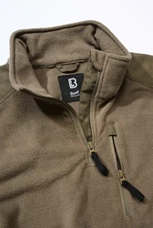 Brandit Fleece Troyer Ripstop Braun/Khaki