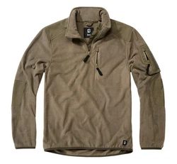 Brandit Fleece Troyer Ripstop Braun/Khaki