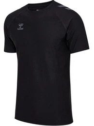 T-Shirt Sportshirt mit elastischem Material 8450 in Schwarz