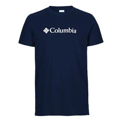 COLUMBIA T-Shirt Hellblau/Dunkelblau