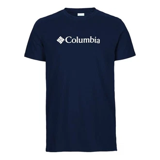 COLUMBIA T-Shirt Hellblau/Dunkelblau
