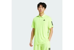 adidas Performance Poloshirt CLUB TENNIS 3-STREIFEN POLOSHIRT Neonfarben/Grün/Gelb