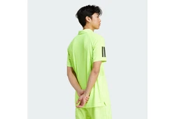 adidas Performance Poloshirt CLUB TENNIS 3-STREIFEN POLOSHIRT Neonfarben/Grün/Gelb