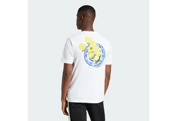 adidas Sportswear T-Shirt LOUNGE STILL LIFE LEMONS GRAPHIC Weiß/Grün/Schwarz