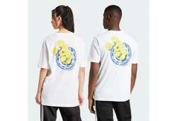 adidas Sportswear T-Shirt LOUNGE STILL LIFE LEMONS GRAPHIC Weiß/Grün/Schwarz